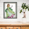 Peace Angel-14CT Stamped Cross Stitch 28*34cm/11.02*13.39in