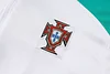 Joyfball 2024/2025 Portugal Half-Pull Training Suit White Football Shirt