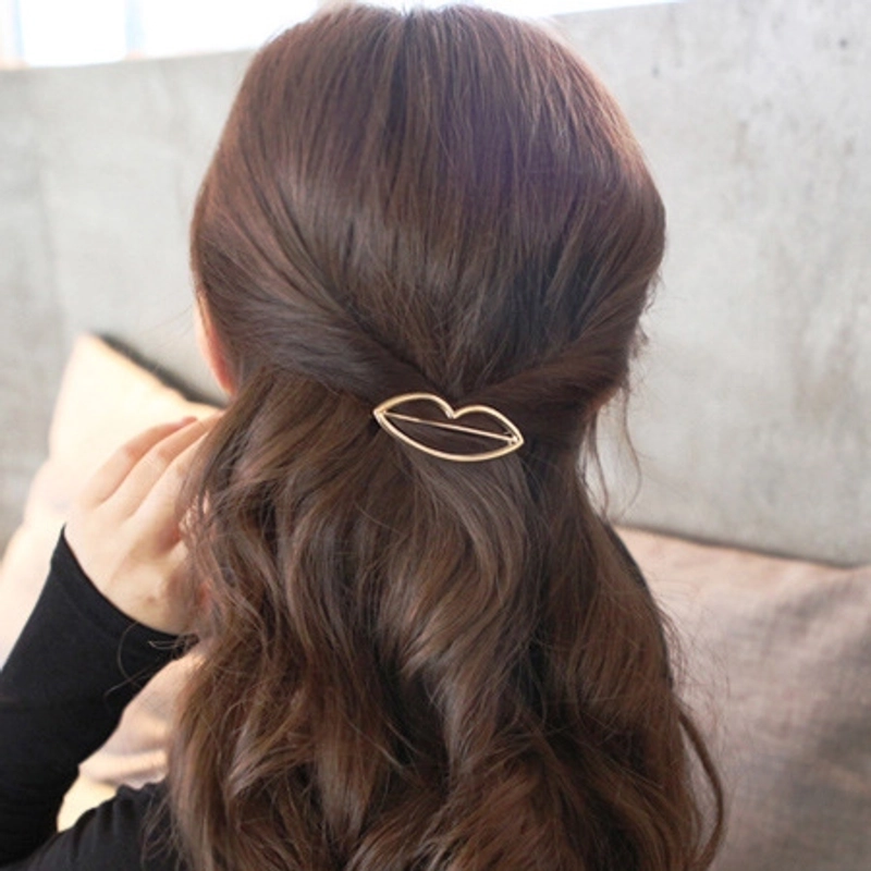 Minimalist Moon Alloy Plating Hair Clip 1 Piece