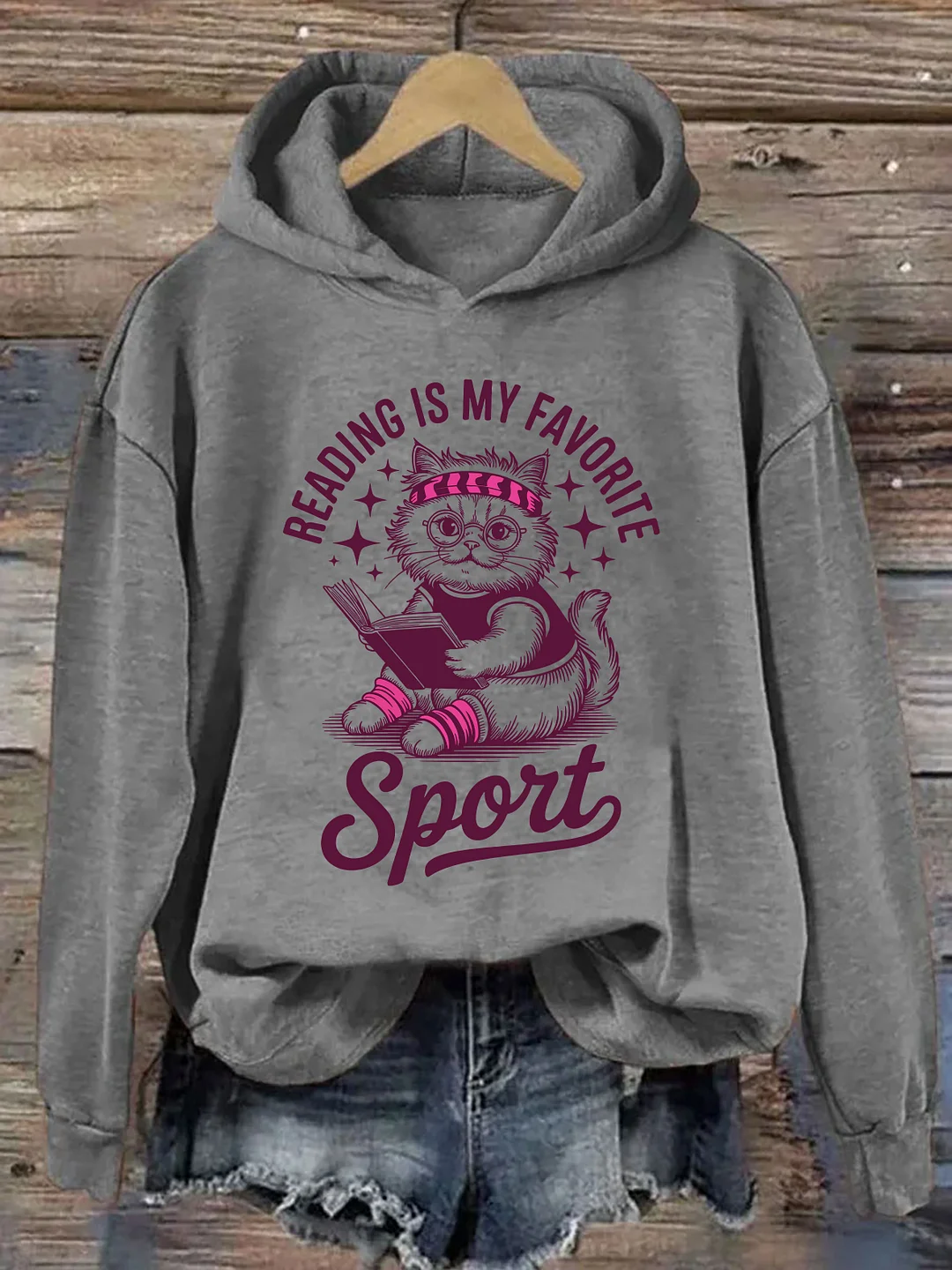 Reading Is My Favorite Sport Hoodie