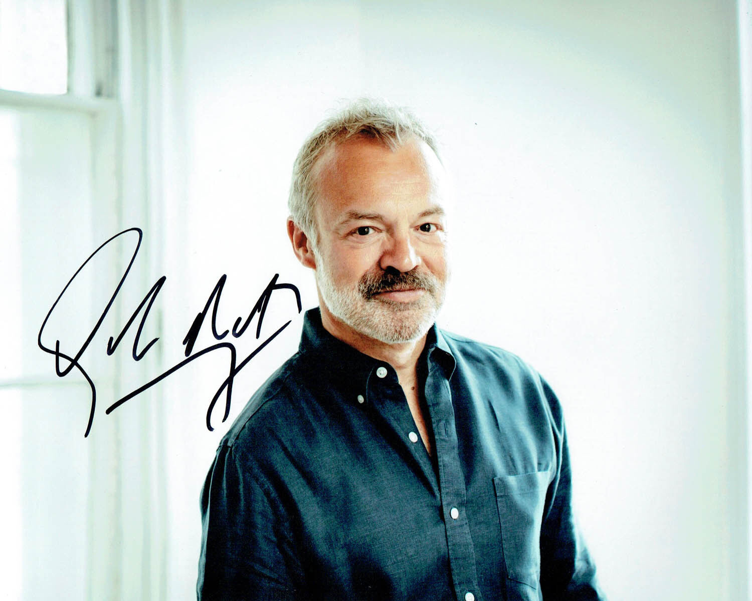 Graham NORTON SIGNED Autograph 10x8 Portrait Photo Poster painting 1 AFTAL COA TV Radio Host