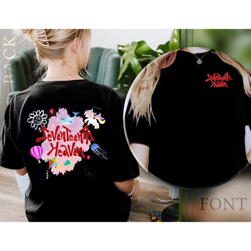 SEVENTEEN Seventeenth Heaven Logo T-shirt officialsvtshop