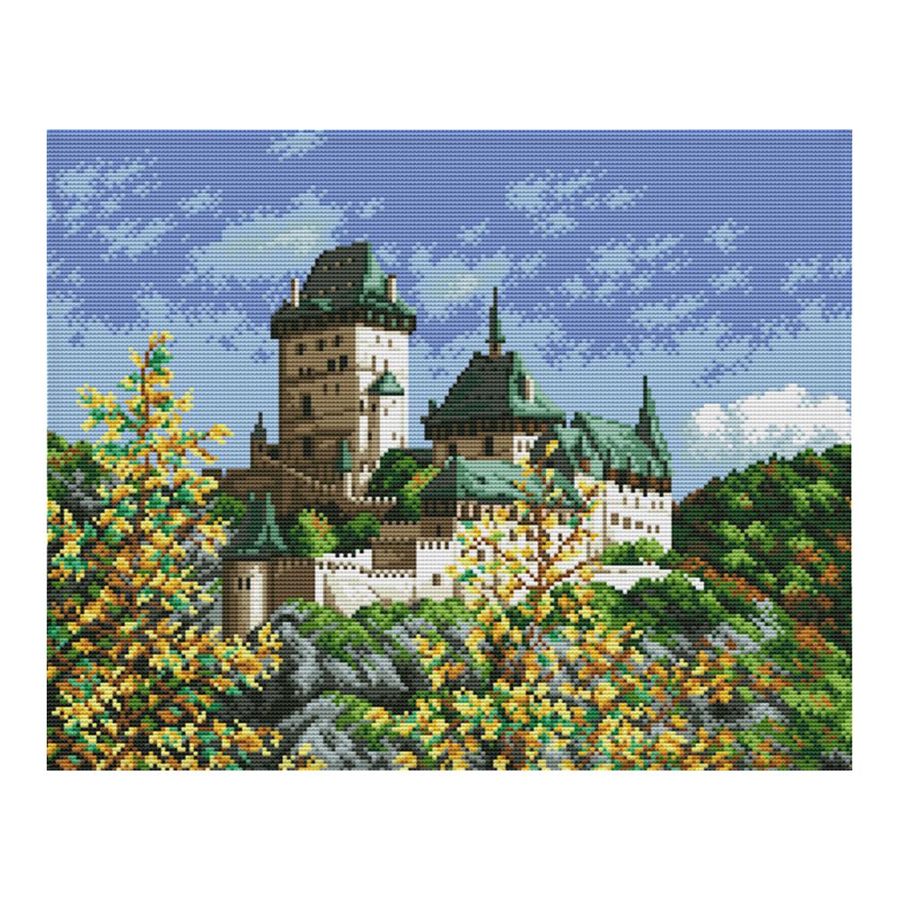 

Beautiful Views Of Poland - 14CT Stamped Cross Stitch - 44*36cm, 501 Original
