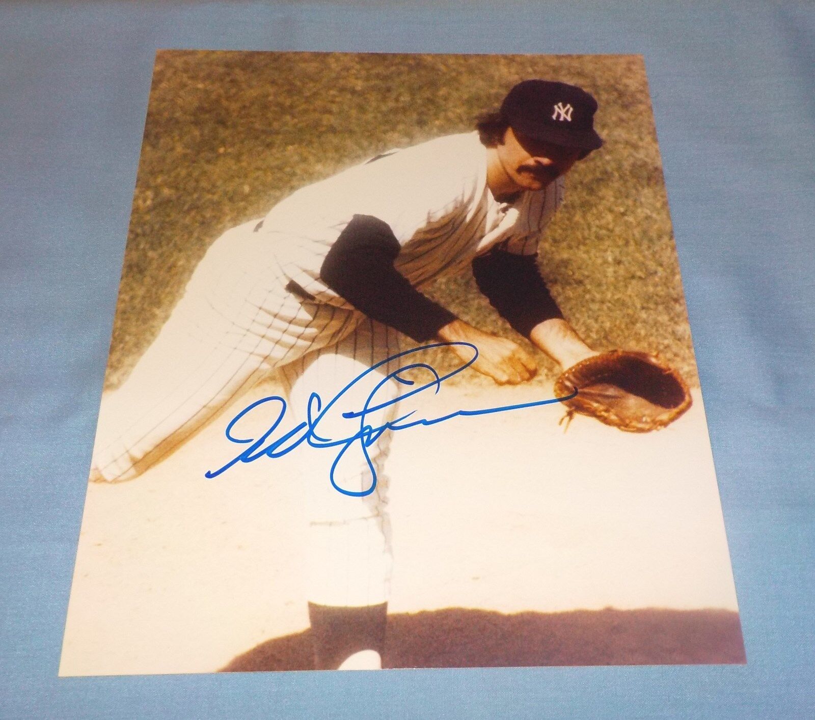 NY Yankees Ed Figueroa Signed Autographed 8x10 Photo Poster painting