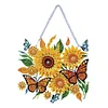 DIY Acrylic Special Shaped Diamond Painting Flower Ornament Hanging Kit