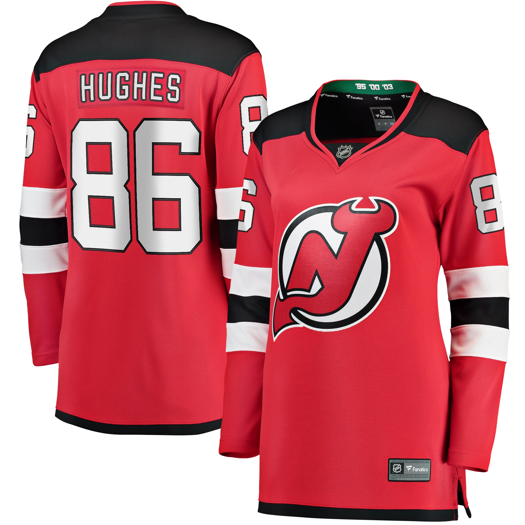 Jack Hughes New Jersey Devils Fanatics Women’s Home Breakaway Jersey – Red mysite