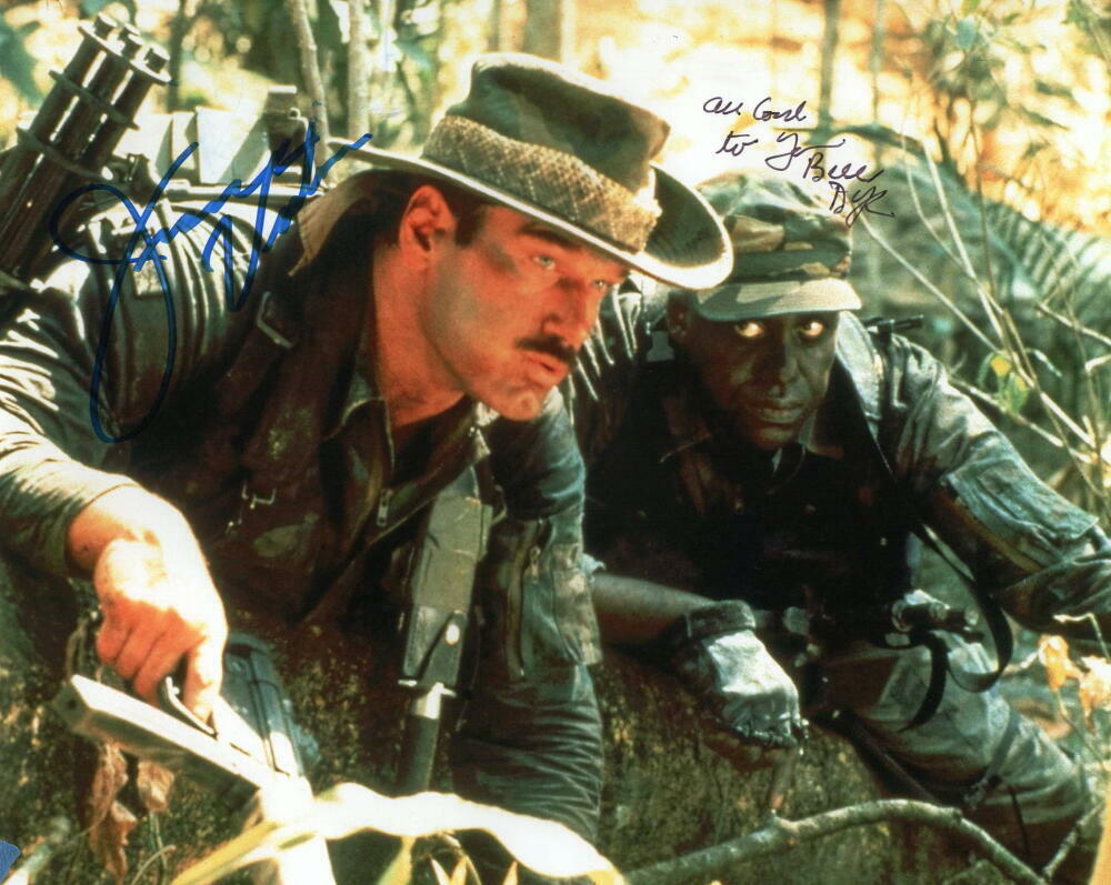 JESSE THE BODY VENTURE & BILL DUKE DUAL SIGNED AUTOGRAPH 8X10 Photo Poster painting - PREDATOR