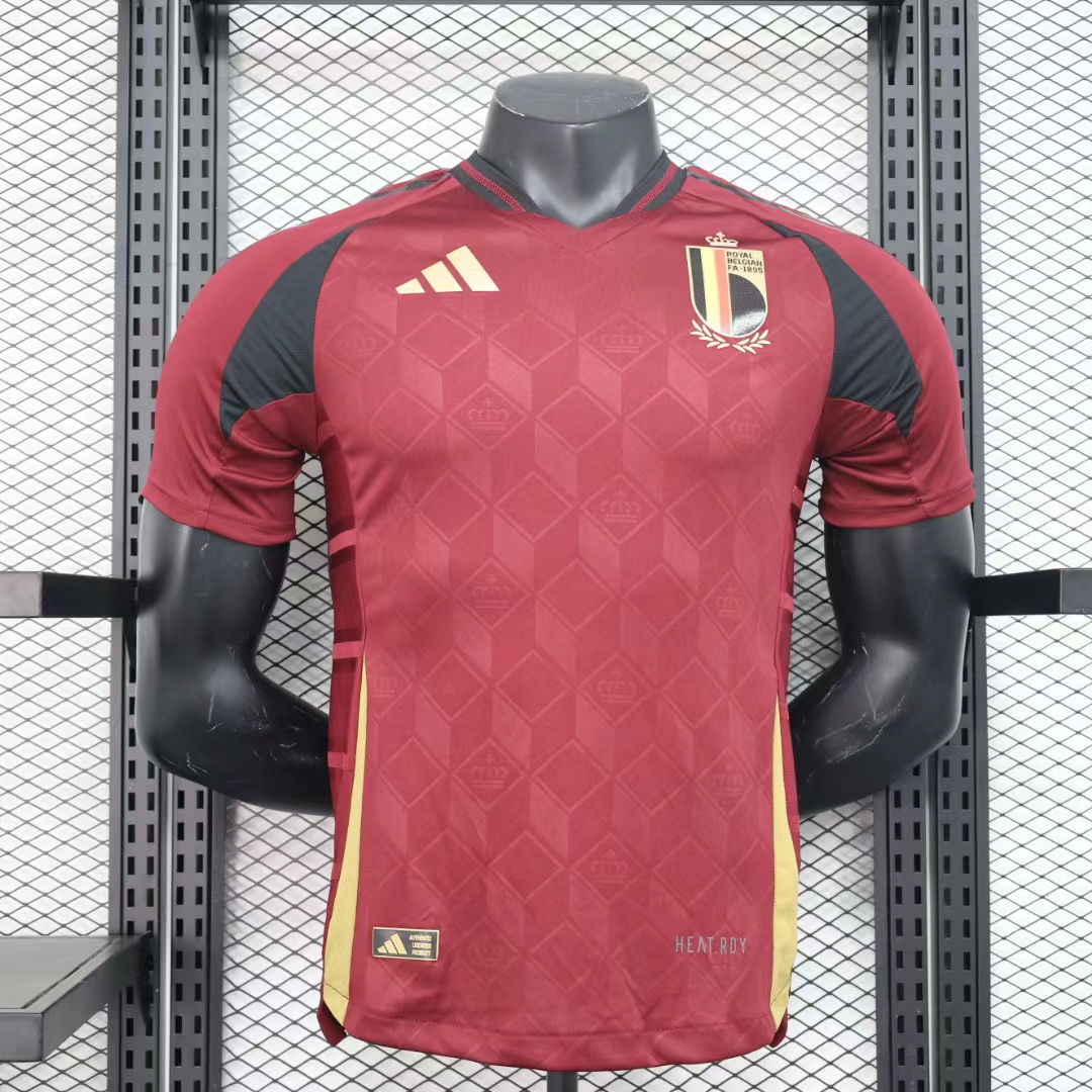 Belgium 2024 Home Stadium Jersey - Player Version