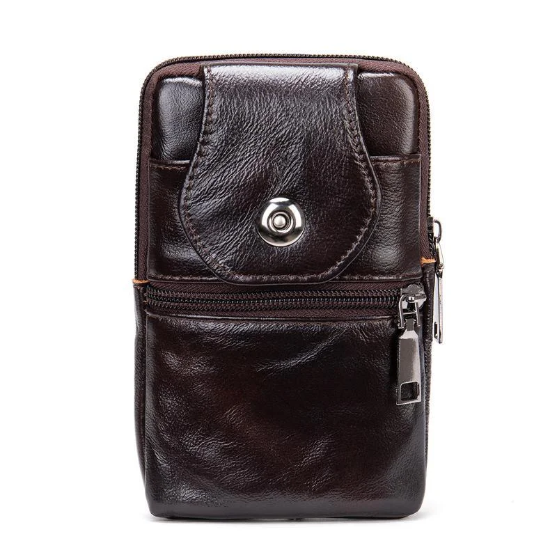 Mens Outdoor Vintage Durable Casual Belt Bags