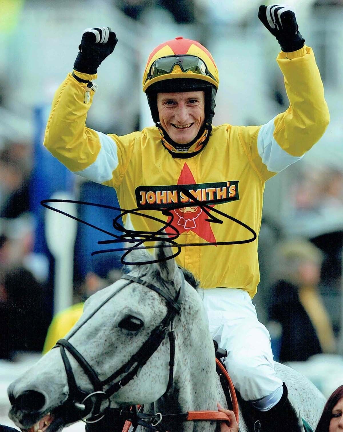 Daryl JACOB SIGNED Autograph 10x8 Photo Poster painting AFTAL COA Jockey Grand National Winner