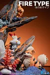 Type Series 006 Fire Type - Pokemon Resin Statue - PCHouse Studios