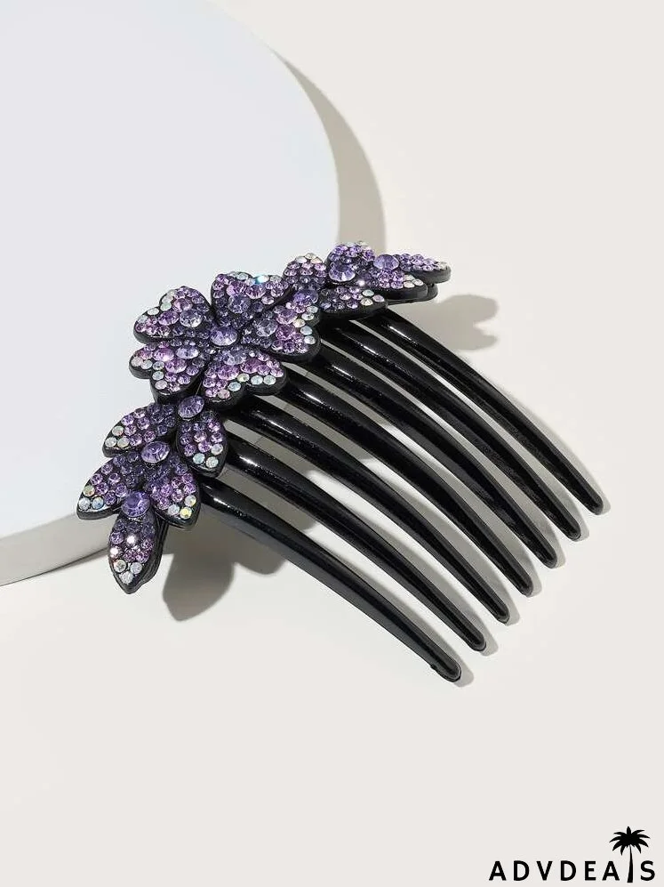 Rhinestone Hairpin Comb