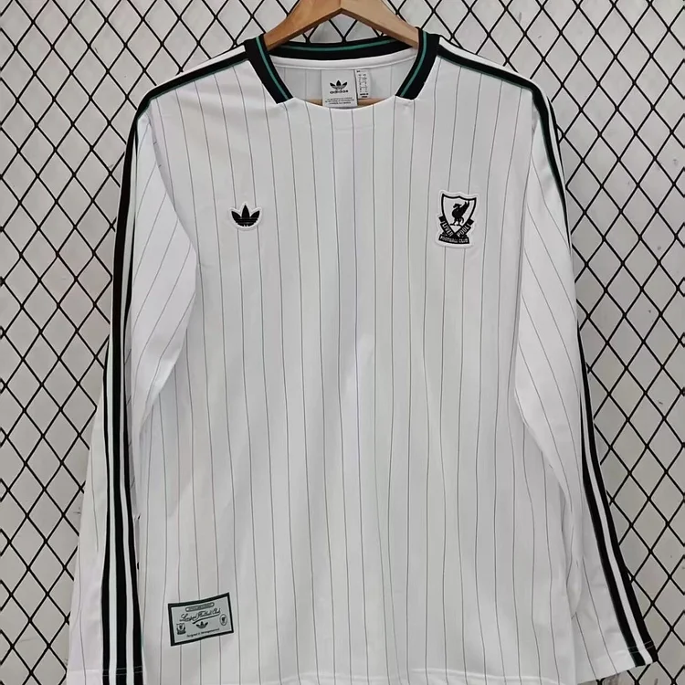 【S~4XL】Liverpool 25/26 Terrace Icon Long-Sleeve Jersey