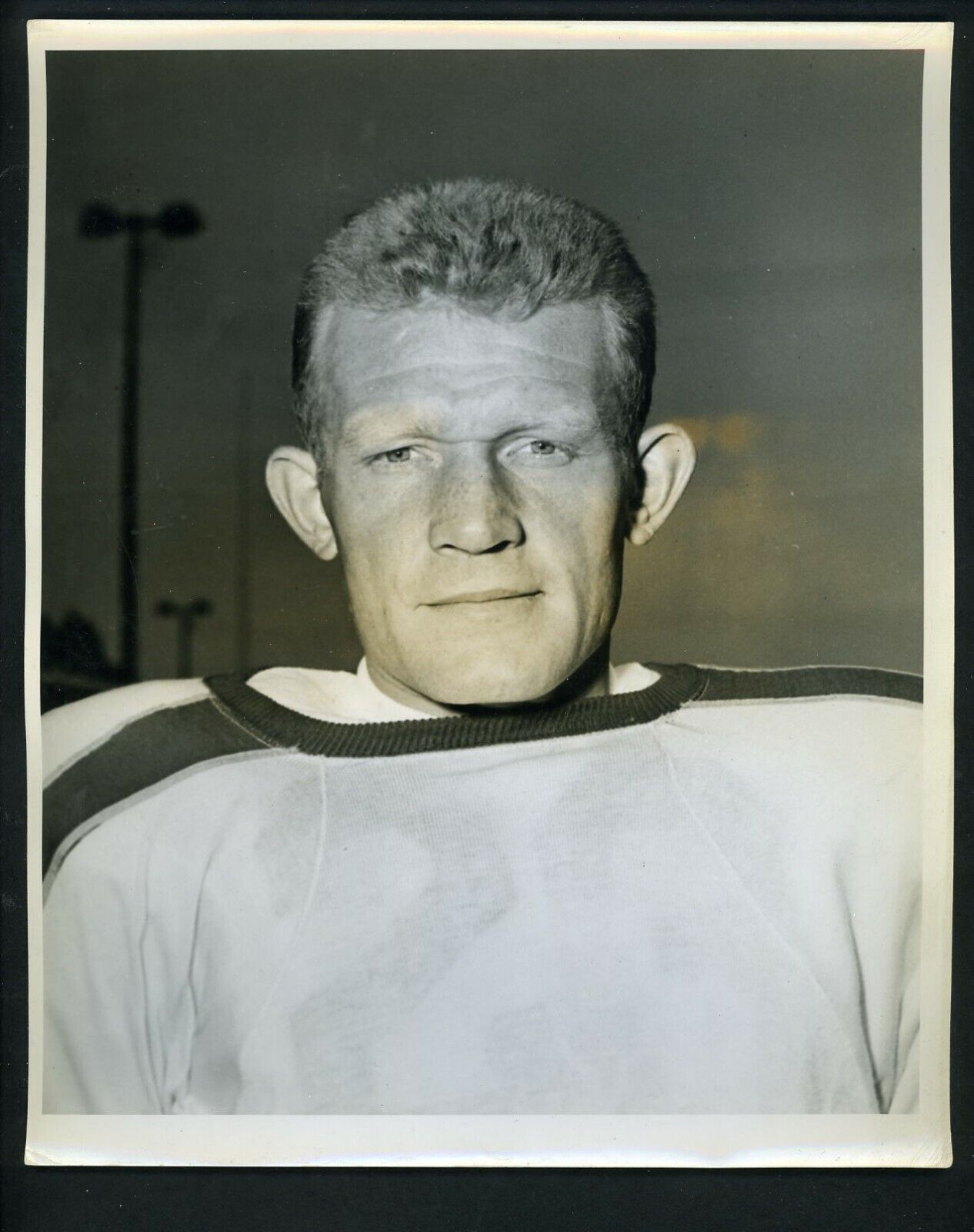 Joe Ruetz 1946 Type 1 Press Original Photo Poster painting AAFC Chicago Rockets Inaugural Season