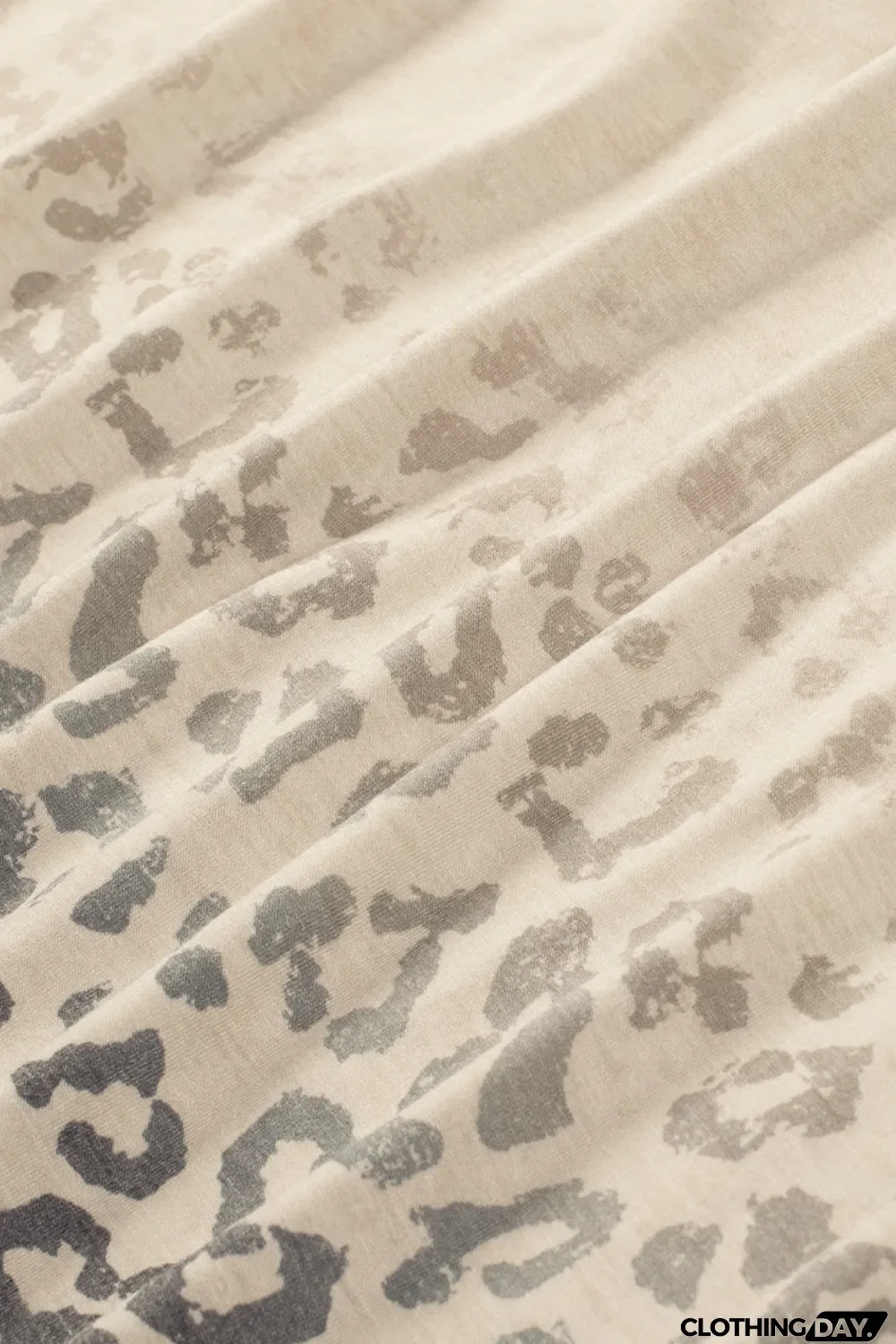 Blank Apparel - Apricot Gradient Leopard Print Tank Top