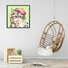 Diamond Painting -DIY Round Drill Cute Funny Cat
