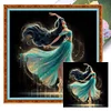 (Stamped/Counted) Ballet Jasmine Silhouette-11CT Cross Stitch 40*40cm