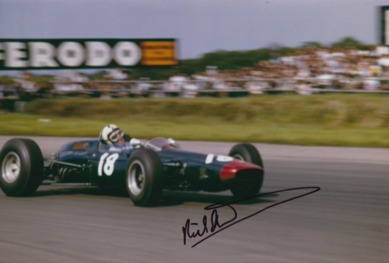 Richard Attwood Hand Signed 12x8 Photo Poster painting Formula 1 Autograph 4