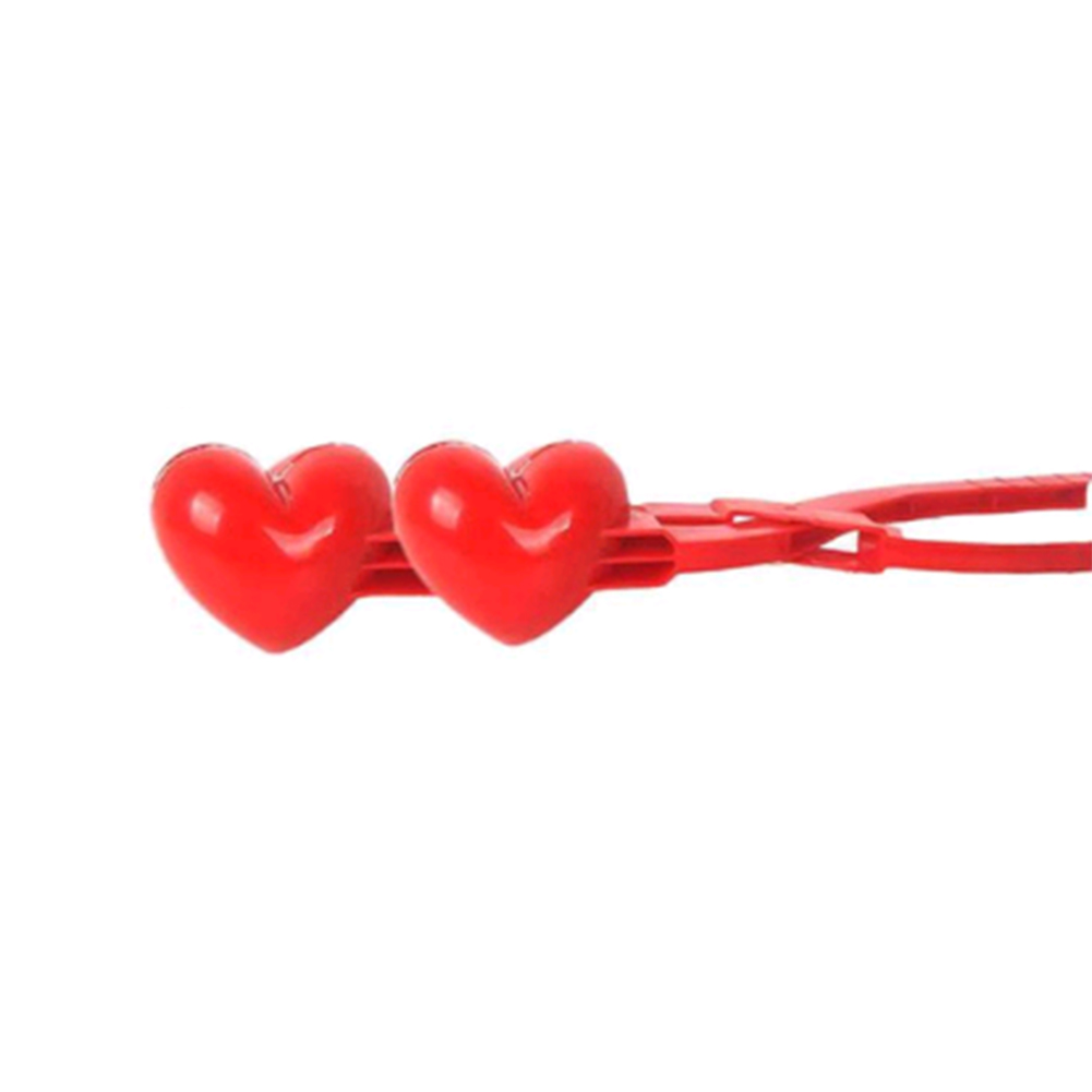 

Outdoor Sports Lovely Double Heart Shaped Snowball Maker Clip Children Toy, 501 Original