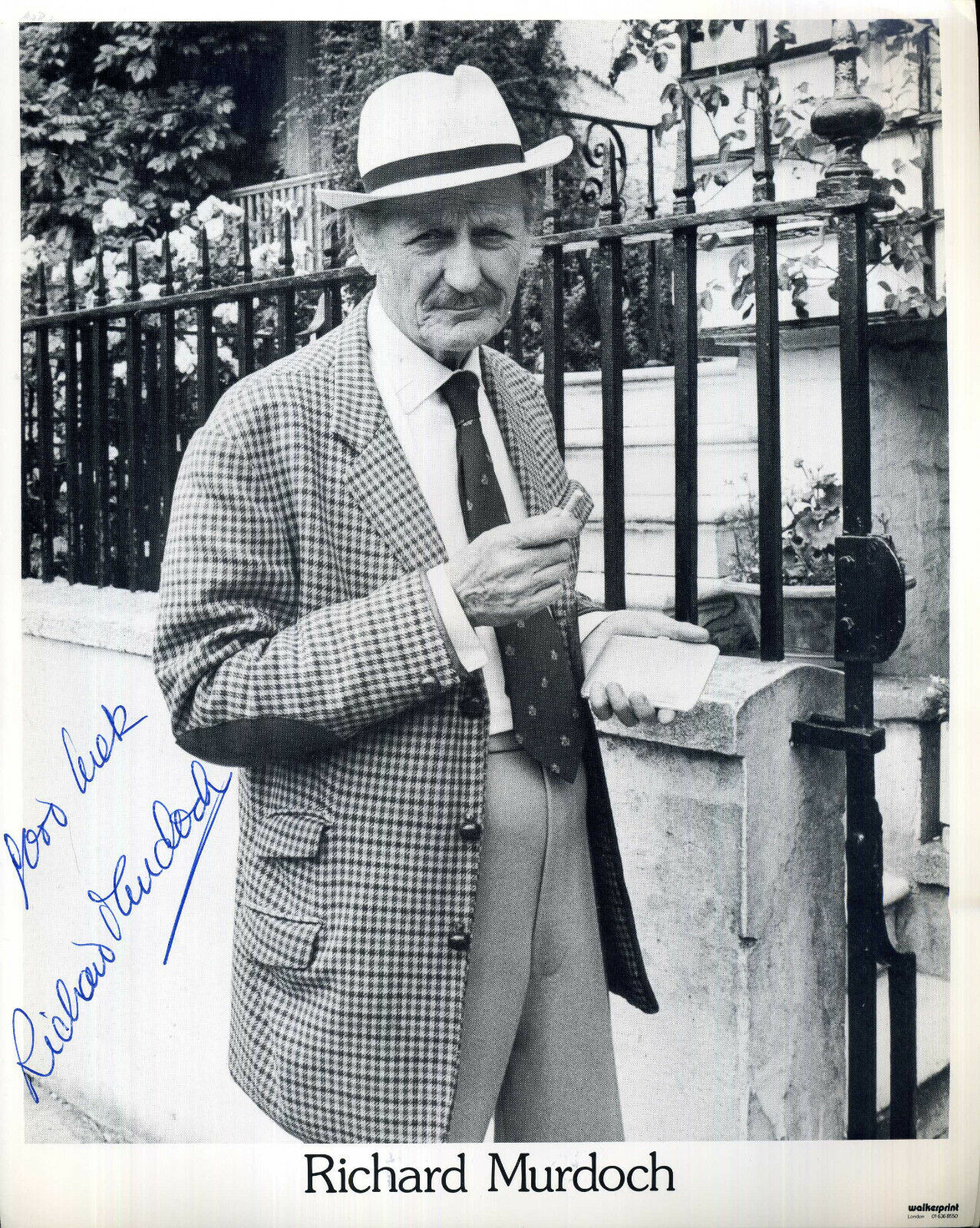 RICHARD MURDOCH Signed Photo Poster paintinggraph - Film Star Actor - preprint