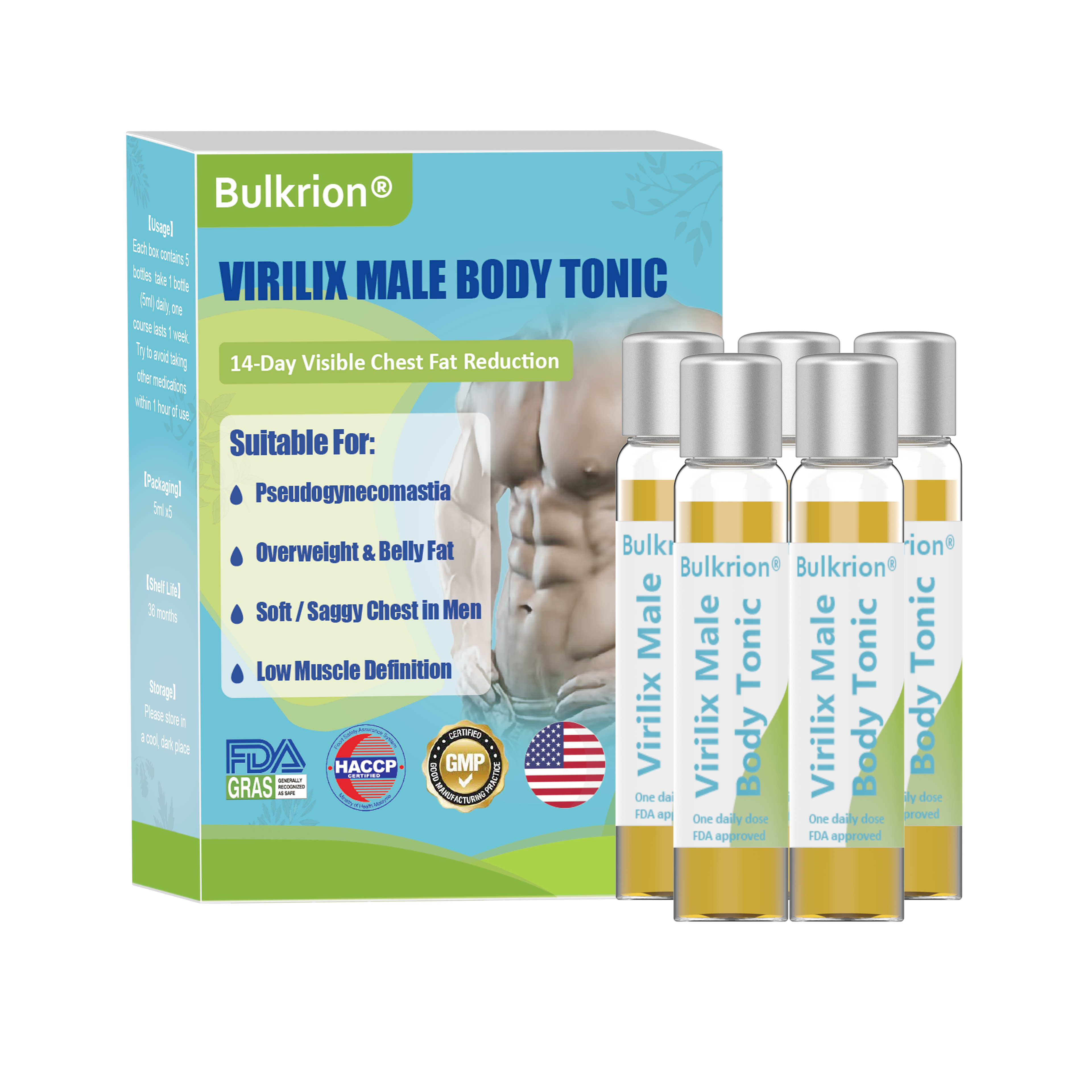 Bulkrion® VIRILX MALE BODY TONIG