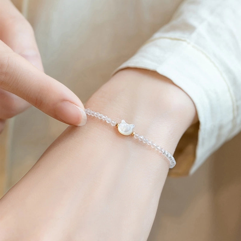 Casual Classic Style Four Leaf Clover Copper Zircon Bracelets