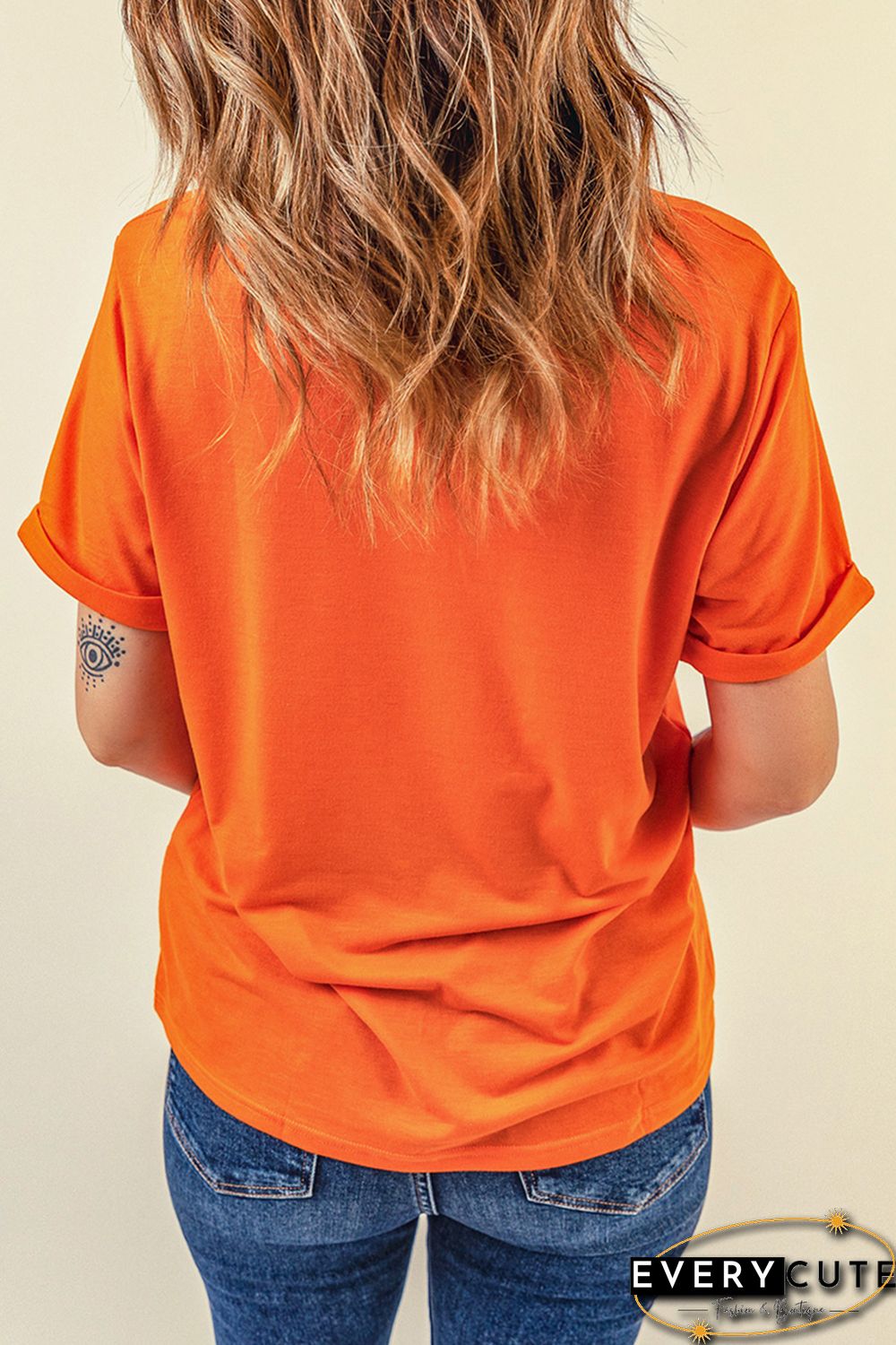 Orange Halloween Boo spider web T-Shirts