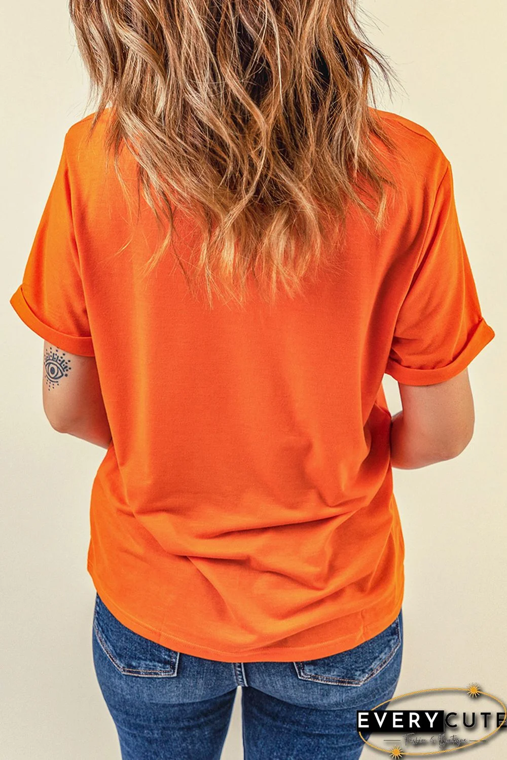 Orange Halloween Boo spider web T-Shirts