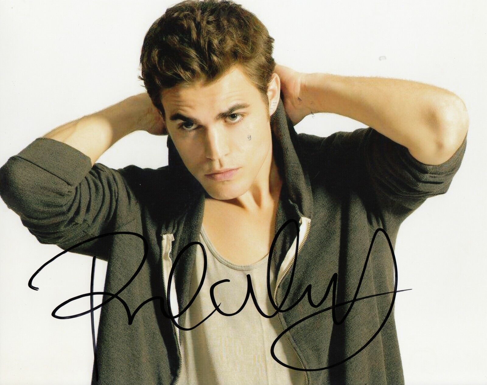 Paul Wesley #0 8x10 Signed Photo Poster painting w/ COA Actor 031019