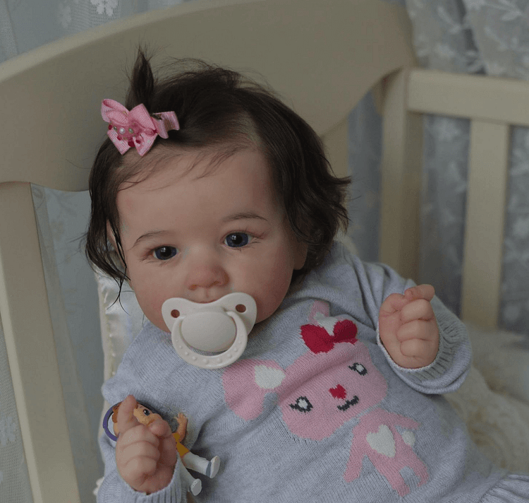 GSBO-Cutecozylife-Full Body Silicone Reborn Baby Girl Doll Berenice 12 inch, So Truly Real Weighted Poseable Baby by Creativegiftss®