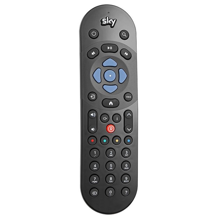 Universal Plastic IR Remote Controller pour Sky Q TV Box Coontroller Black