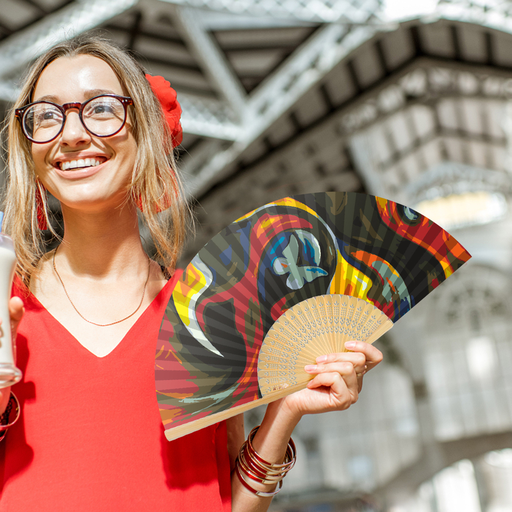 

Butterfly - Paint By Numbers - Folding Fan, 501 Original