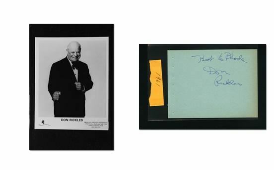 Don Rickles - Signed Autograph and Headshot Photo Poster painting set - Casino - Comedian