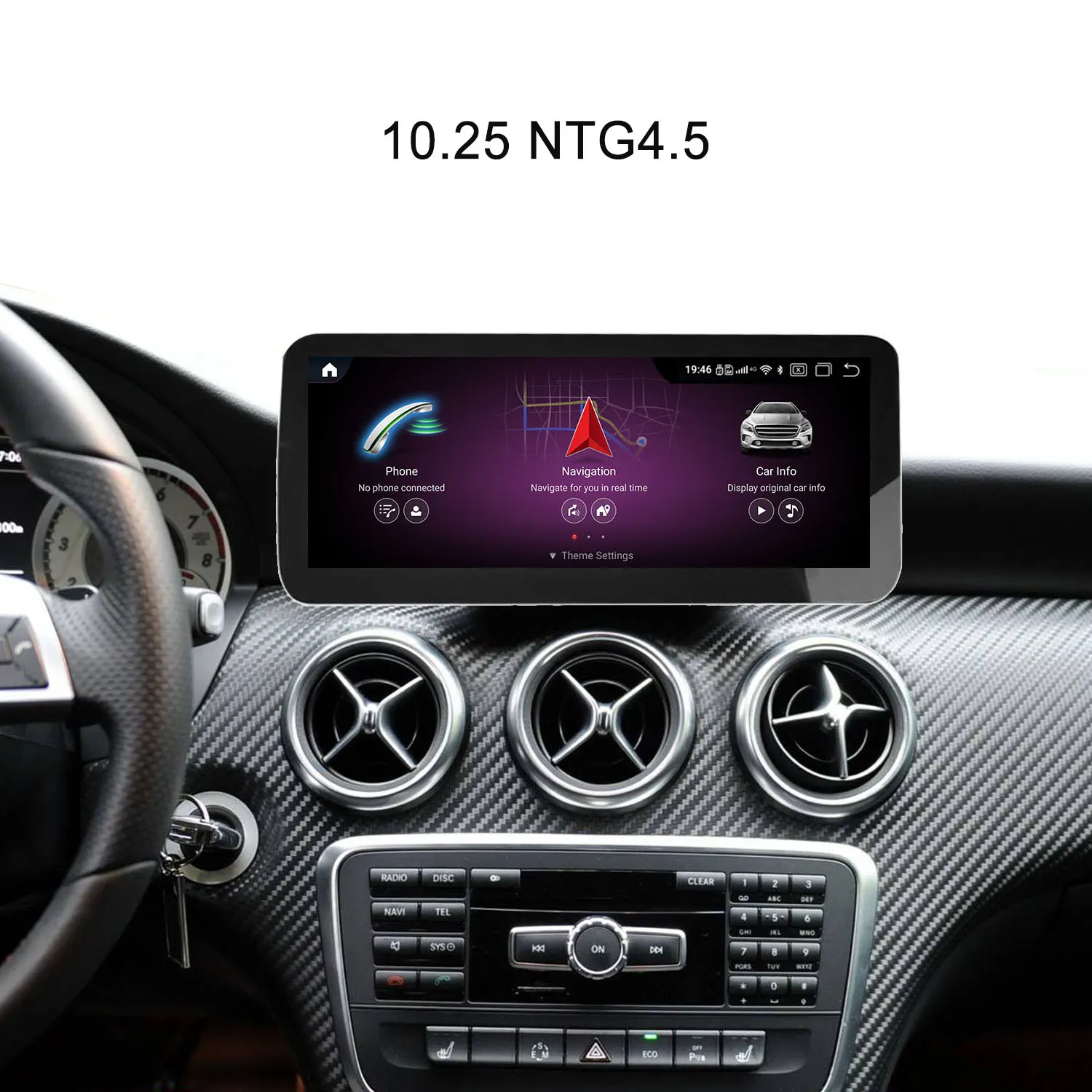 For Mercedes Benz GLA CLA A W176 C117 W117 2012-2019 year Android Screen Apple CarPlay Car Radio Car Stereo GPS