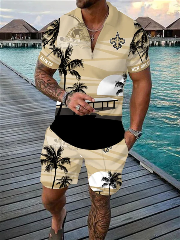New Orleans Saints
Limited Edition Polo Shirt And Shorts Two-Piece Suits