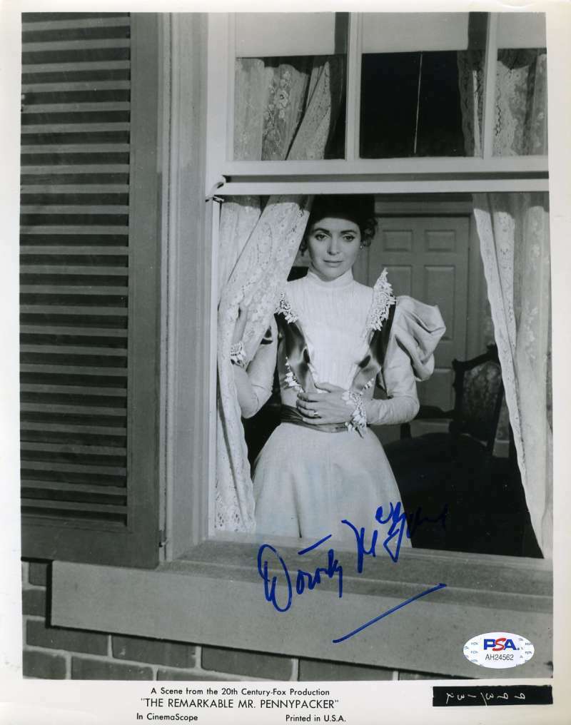 Dorothy Mcguire Psa Dna Coa Signed 8x10 Photo Poster painting Autograph