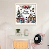 Christmas Cottage-14CT Stamped/Counted Cross Stitch 40*40cm/15.75*15.75in tapestrymarket