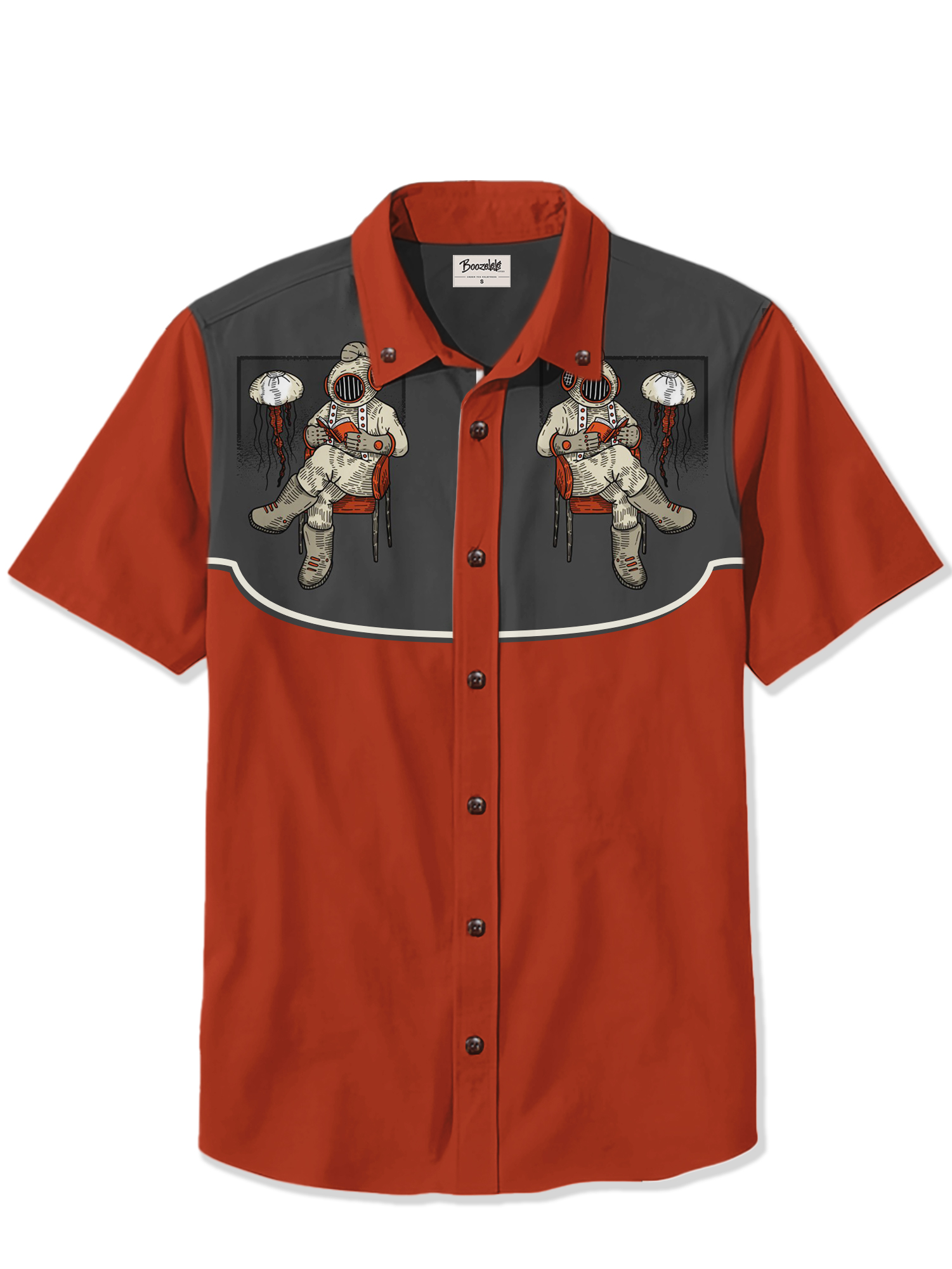 Diver Reading - 100% Cotton Shirt
