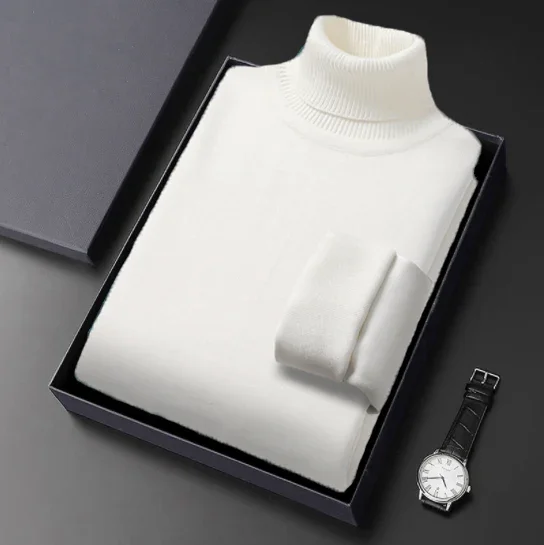 Męski sweter zimowy z golfem 💥 M-4XL✨