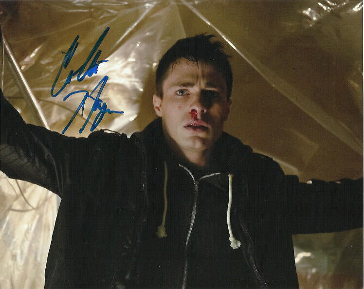 Arrow Colton Haynes Autographed Signed 8x10 Photo Poster painting COA