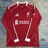 2025/2026 Long Sleeve Liverpool Home Football Shirt 1:1 Thai Quality