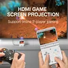 Foldable Retro Handheld Game Console 3.4 Inch IPS Screen 3000mAh Battery Flip Design Portable Pocket Arcade (TF Card Is Not Included)