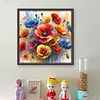 Poppy-11CT Stamped Cross Stitch 40*40cm/15.75*15.75in
