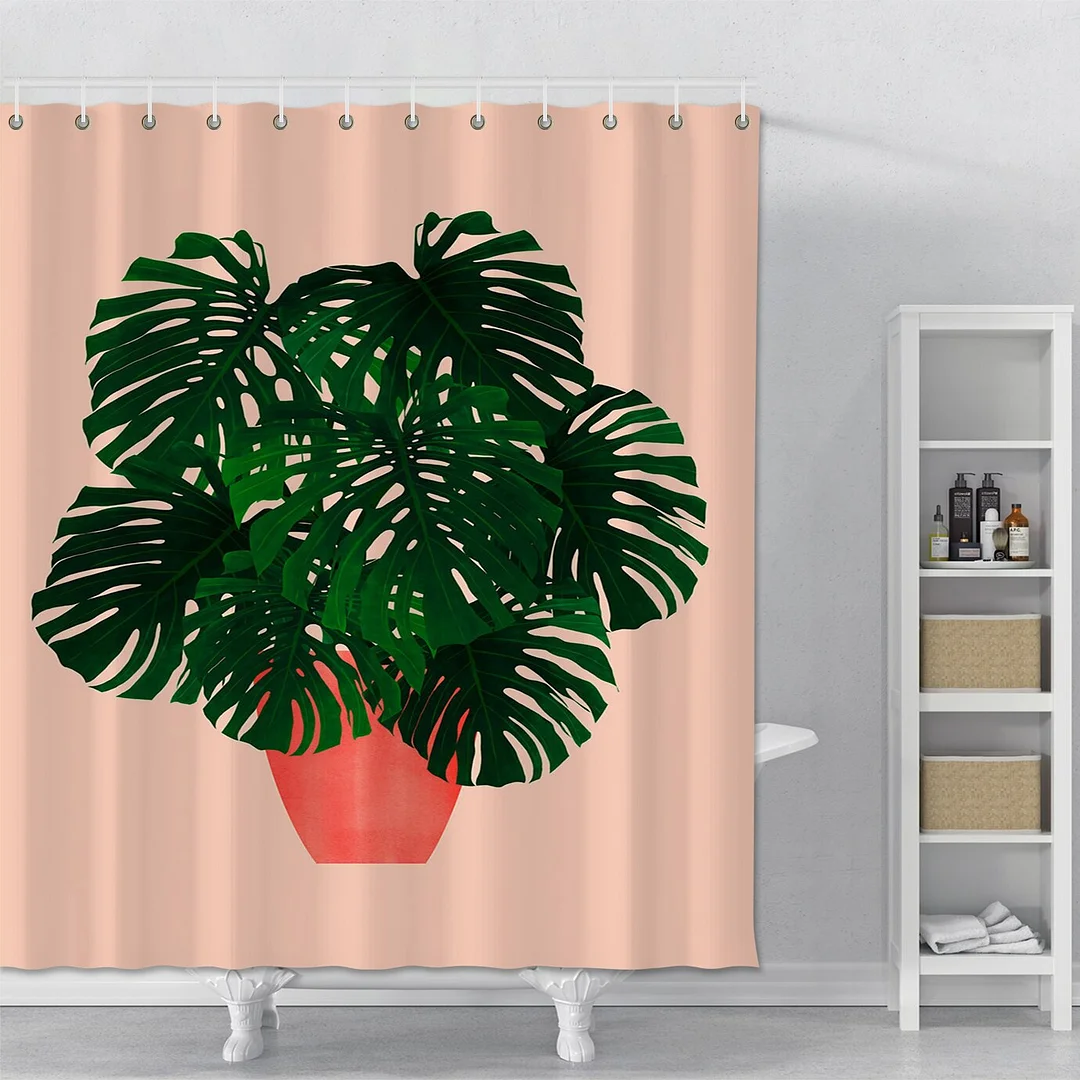 Creative Hands Shower Curtain For Bathroom Waterproof Shower Curtain Set With Hooks Polyester Fabric Bath Curtain Bathroom Decor