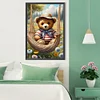 (40*60cm)Bear - Full Round Drill Diamond Painting