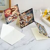 6pcs DIY Holy Mother Jesus Diamond Painting Greeting Cards