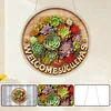 Plants DIY Diamond Painting Hanging Pendants Acrylic Crafts Kit for Home Wall Decor