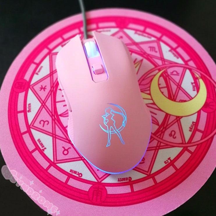 Sailor Moon 3 Buttons Mouse - Gotamochi Kawaii Shop, Kawaii Clothes