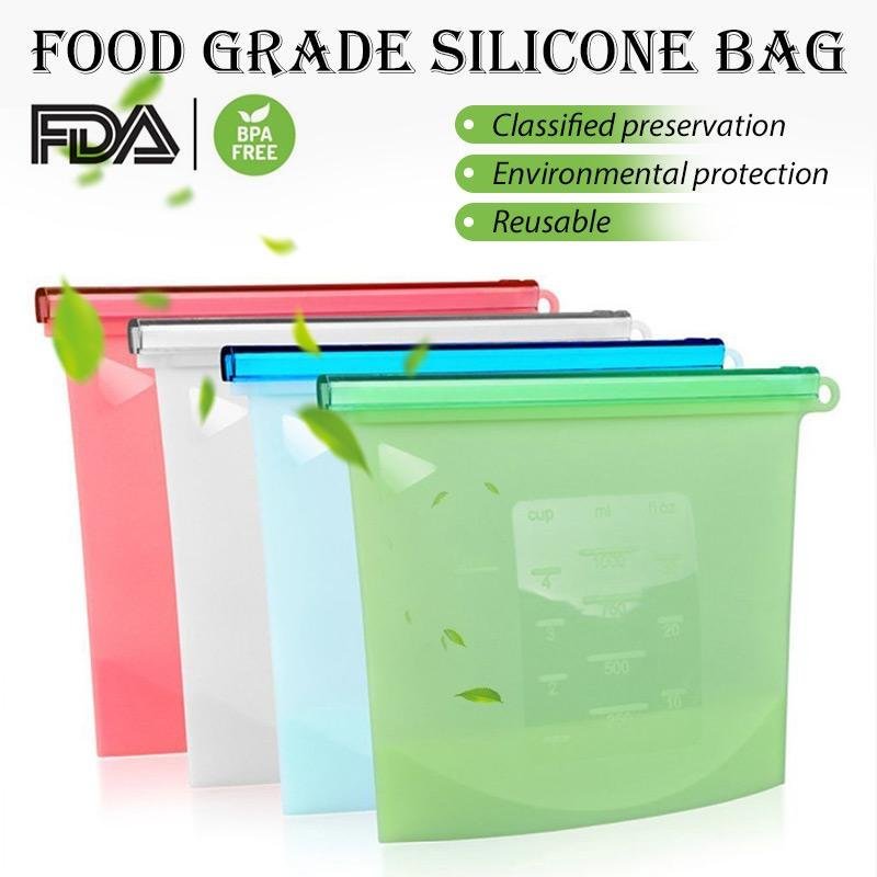 Reusable Food Grade Silicone Bag