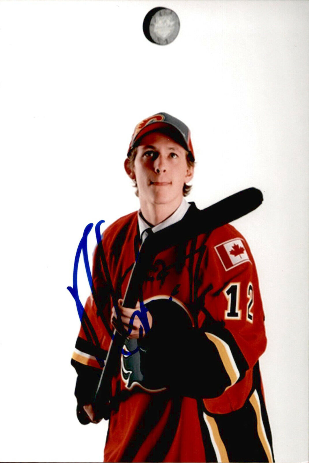 Ryan Culkin SIGNED autographed 4x6 Photo Poster painting CALGARY FLAMES #2